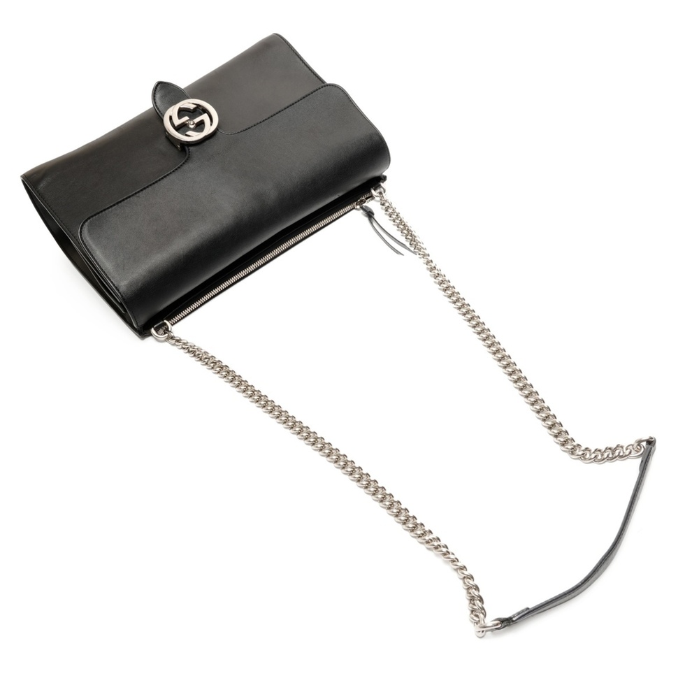 Gucci Medium Interlocking Leather Gg Dollar Shoul… - image 8